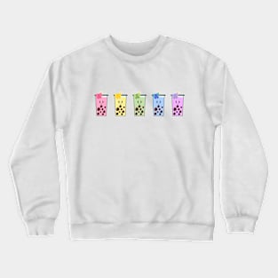 Rainbow Boba Cups Crewneck Sweatshirt